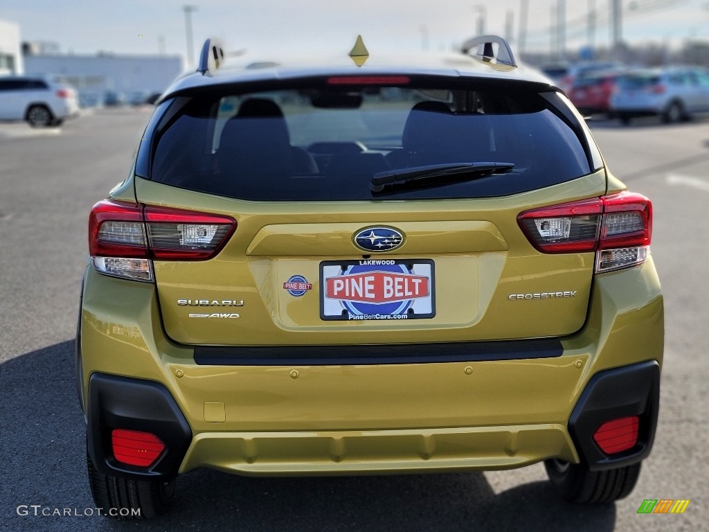 2021 Crosstrek Limited - Plasma Yellow Pearl / Black photo #5