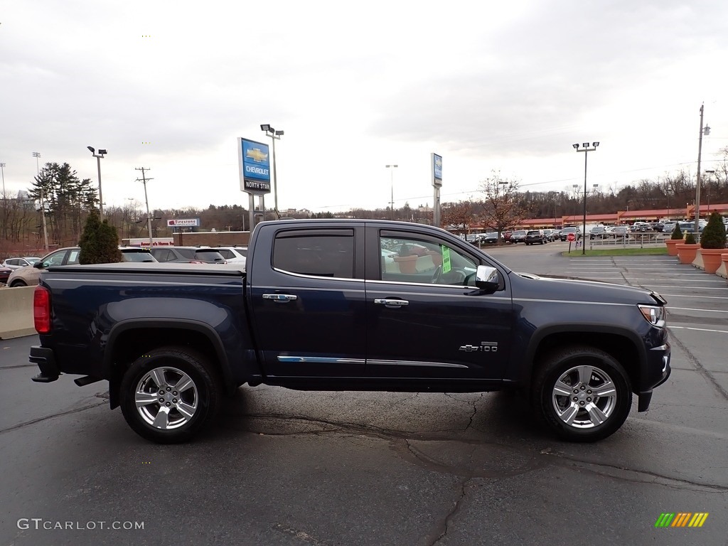 2018 Colorado Z71 Crew Cab 4x4 - Centennial Blue Metallic / Jet Black photo #9