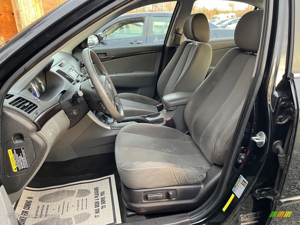 2010 Sonata GLS - Ebony Black / Gray photo #14