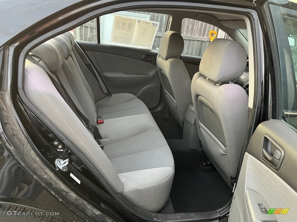 2010 Sonata GLS - Ebony Black / Gray photo #16