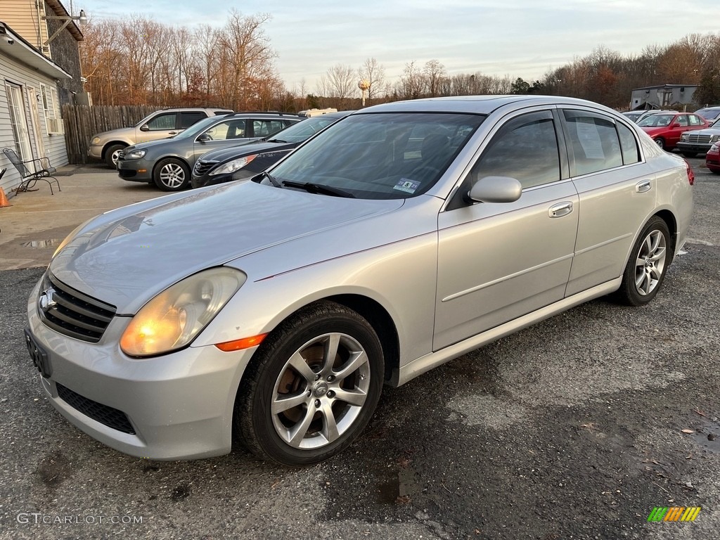 2006 G 35 x Sedan - Liquid Platinum Metallic / Graphite photo #6