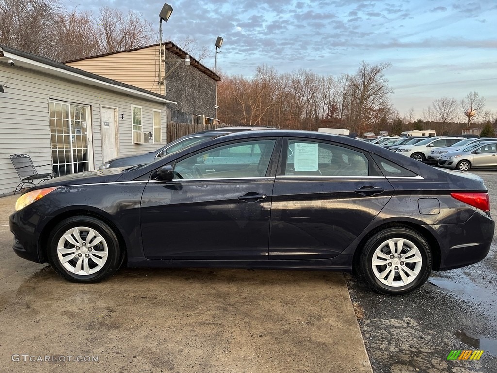 2011 Sonata GLS - Midnight Black / Camel photo #4