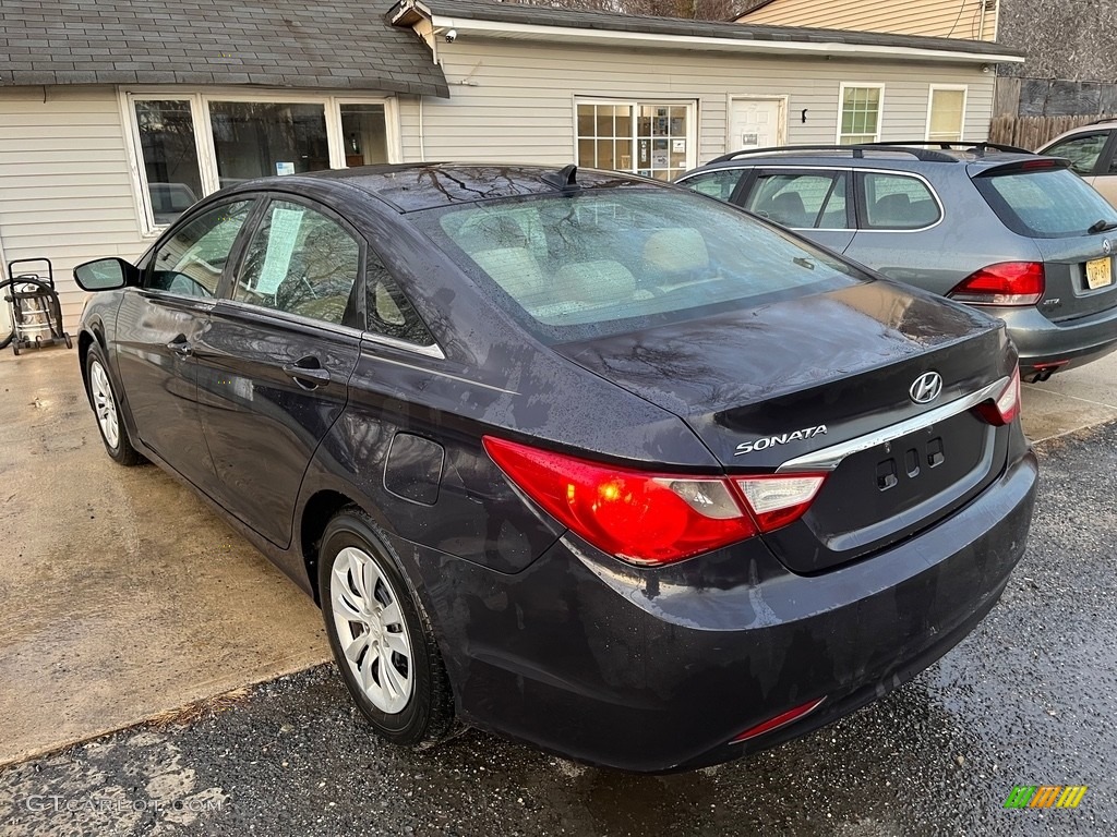 2011 Sonata GLS - Midnight Black / Camel photo #5