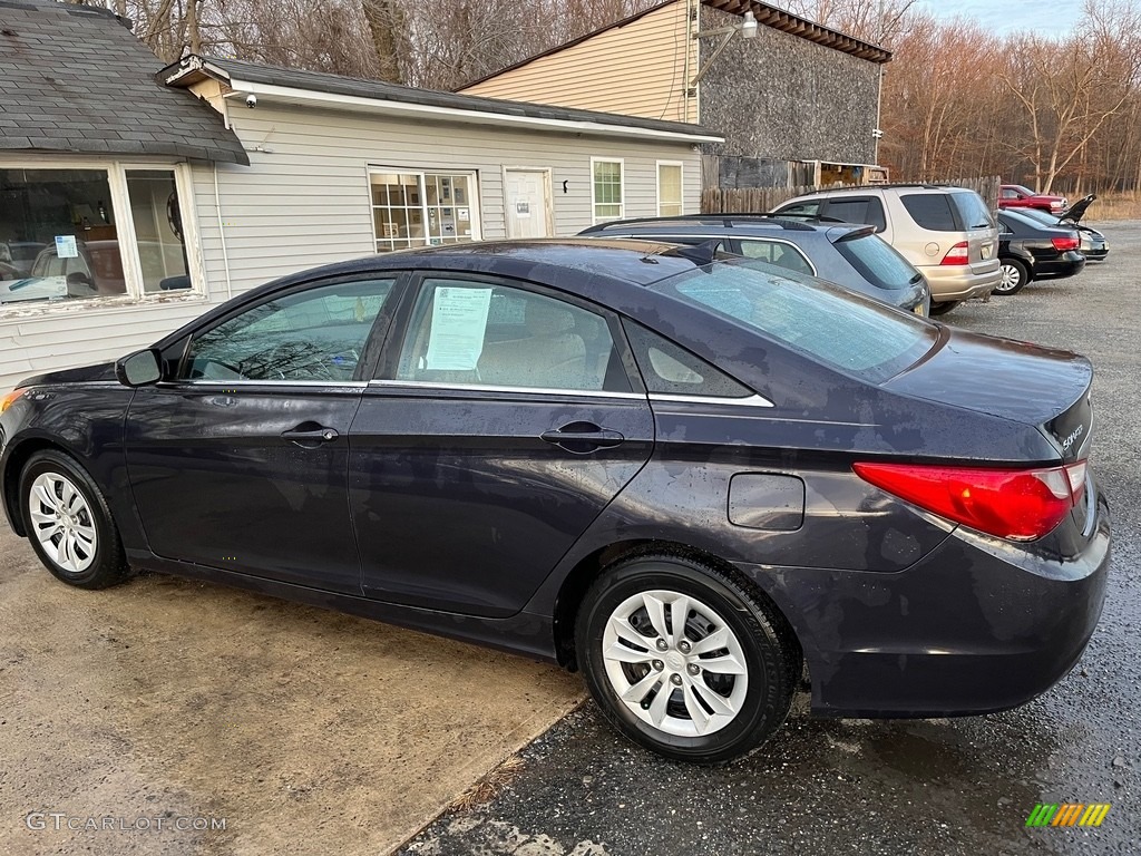 2011 Sonata GLS - Midnight Black / Camel photo #6