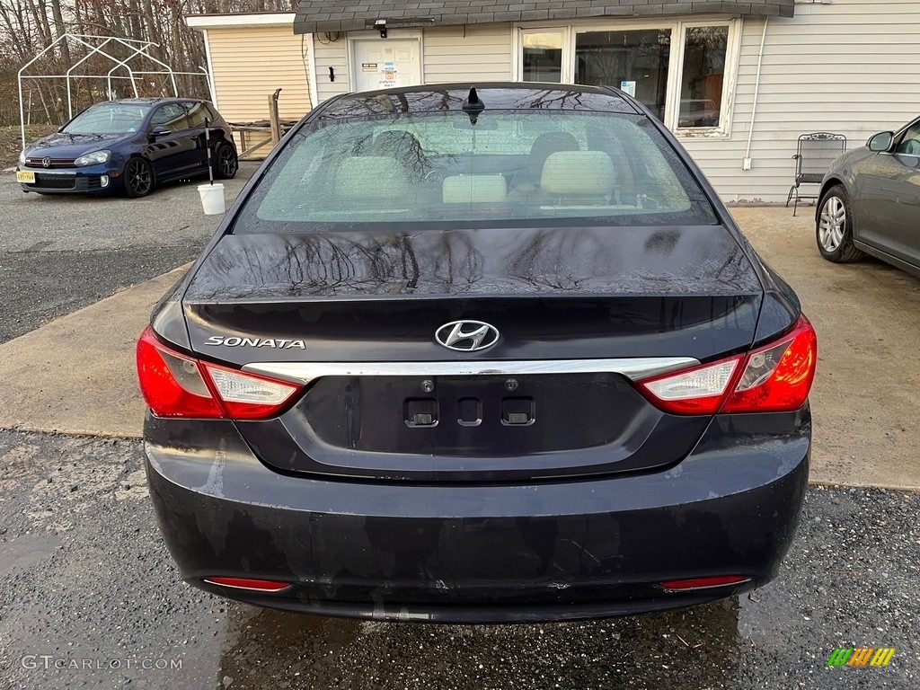 2011 Sonata GLS - Midnight Black / Camel photo #7