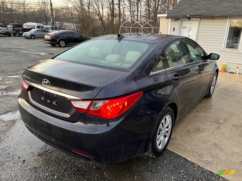 2011 Sonata GLS - Midnight Black / Camel photo #8