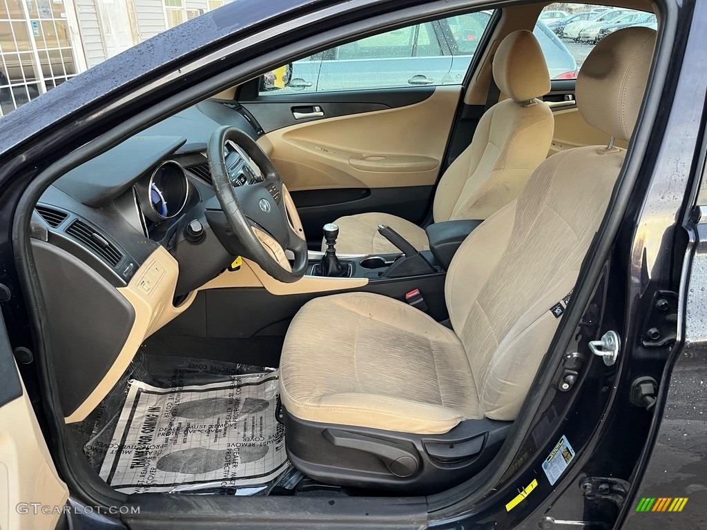 2011 Sonata GLS - Midnight Black / Camel photo #12