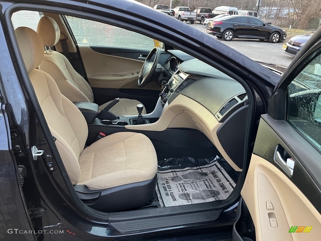 2011 Sonata GLS - Midnight Black / Camel photo #13