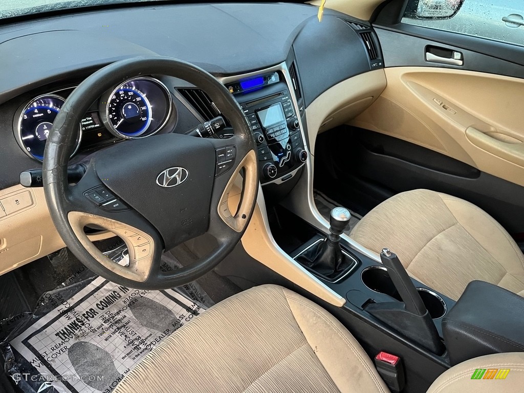 2011 Sonata GLS - Midnight Black / Camel photo #14
