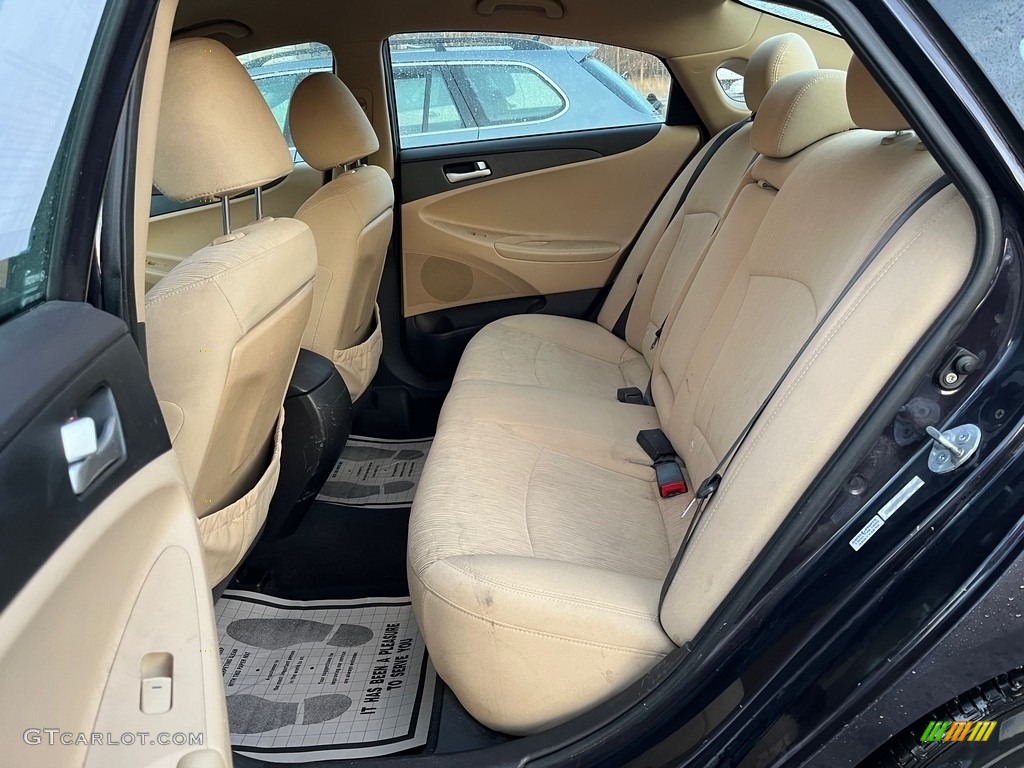 2011 Sonata GLS - Midnight Black / Camel photo #15