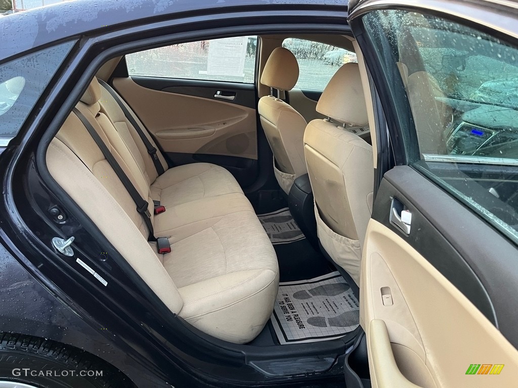 2011 Sonata GLS - Midnight Black / Camel photo #16