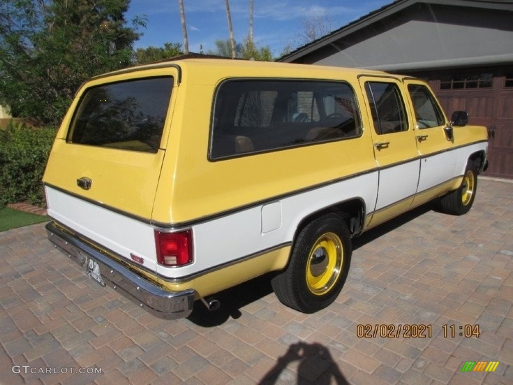 Colonial Yellow 1979 Chevrolet Suburban C10 Custom Deluxe Exterior Photo #143424016