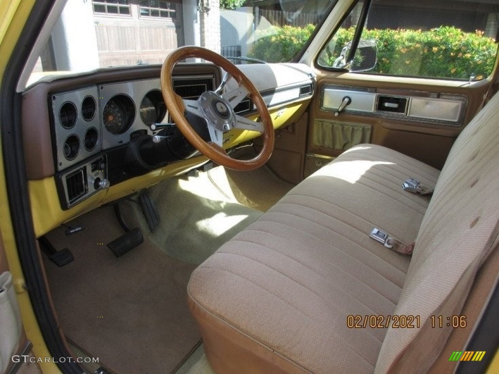Tan Interior 1979 Chevrolet Suburban C10 Custom Deluxe Photo #143424019