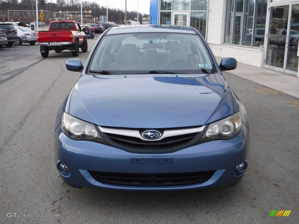 2010 Impreza 2.5i Premium Wagon - Newport Blue Pearl / Ivory photo #4