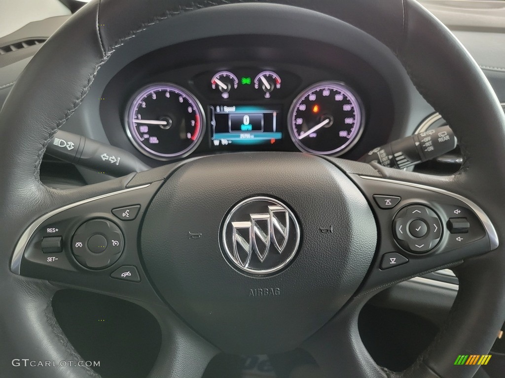2018 Buick Enclave Essence Dark Galvanized Steering Wheel Photo #143425106