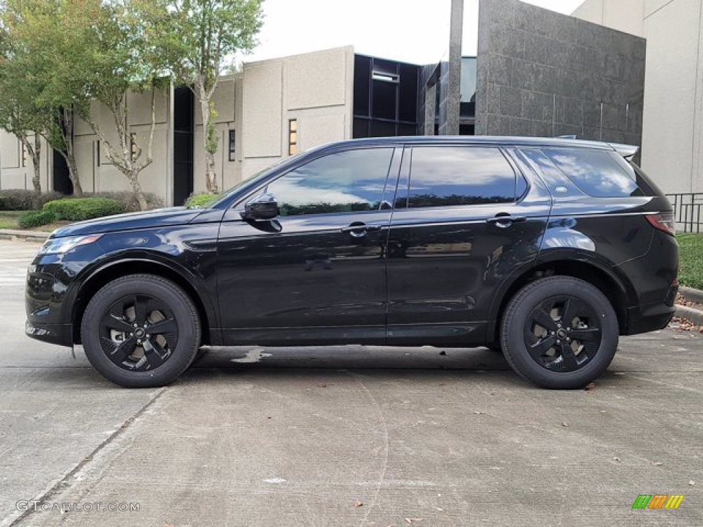 Santorini Black Metallic 2022 Land Rover Discovery Sport S R-Dynamic Exterior Photo #143427149