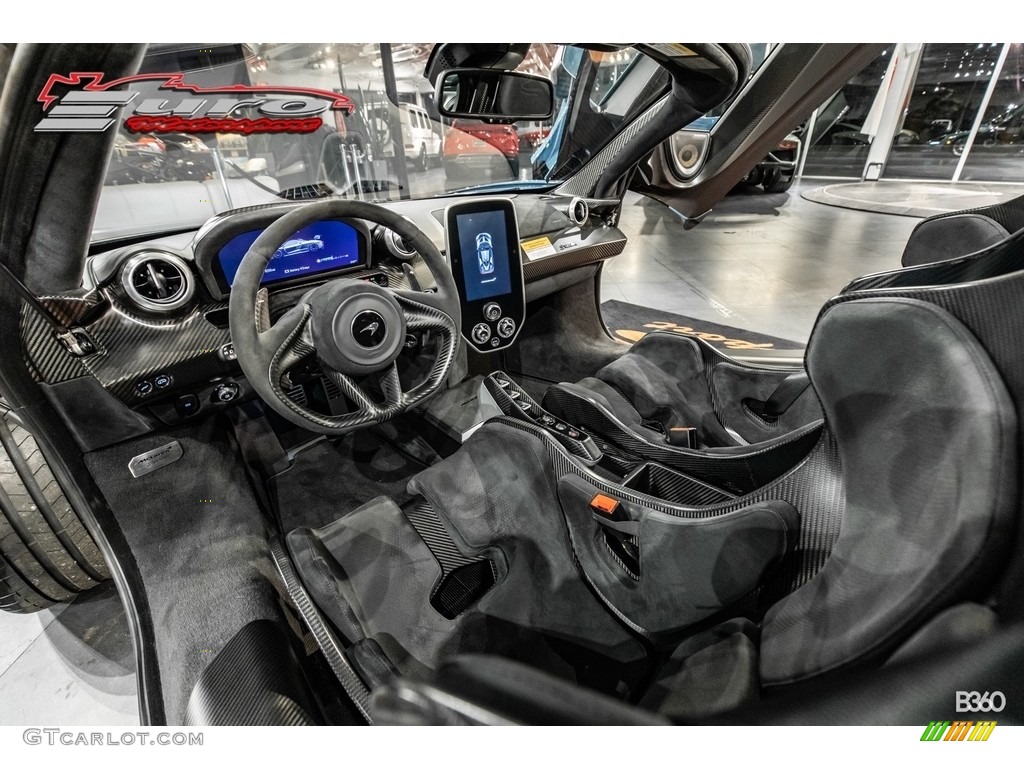 Jet Black Interior 2019 McLaren Senna Coupe Photo #143427401
