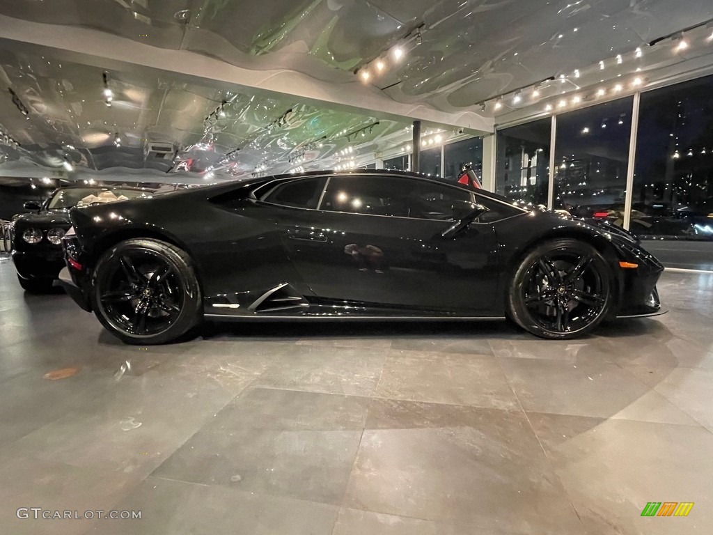 Nero Noctis 2021 Lamborghini Huracan EVO Exterior Photo #143428904