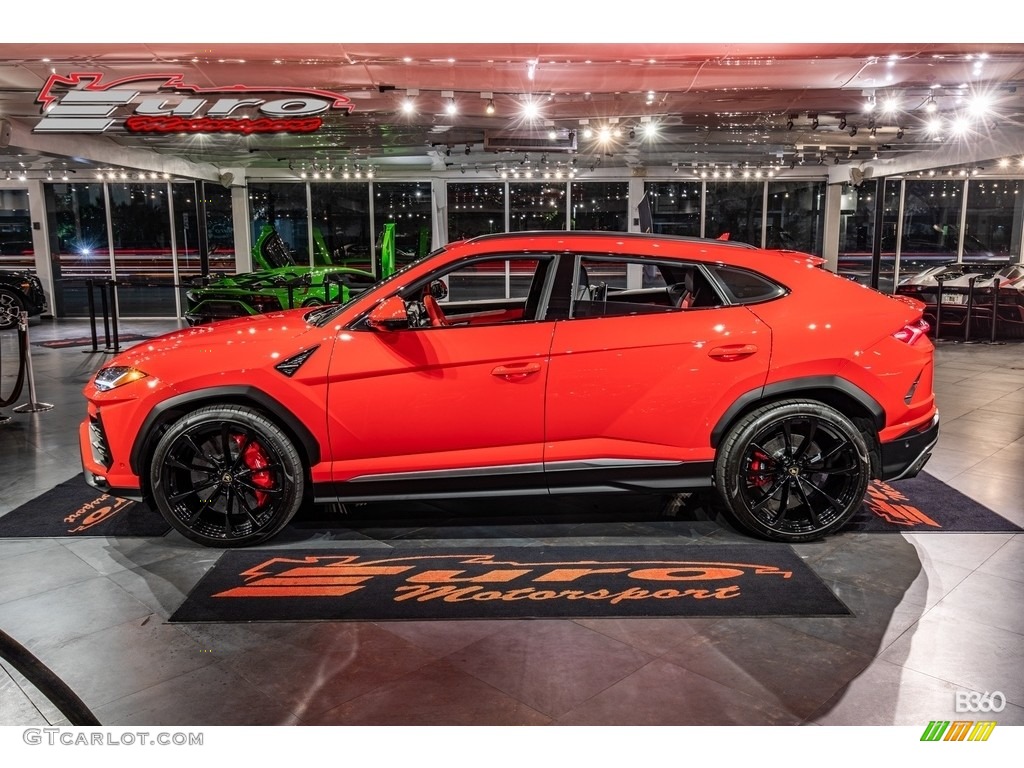 Rosso Mars Metallic 2019 Lamborghini Urus AWD Exterior Photo #143429309