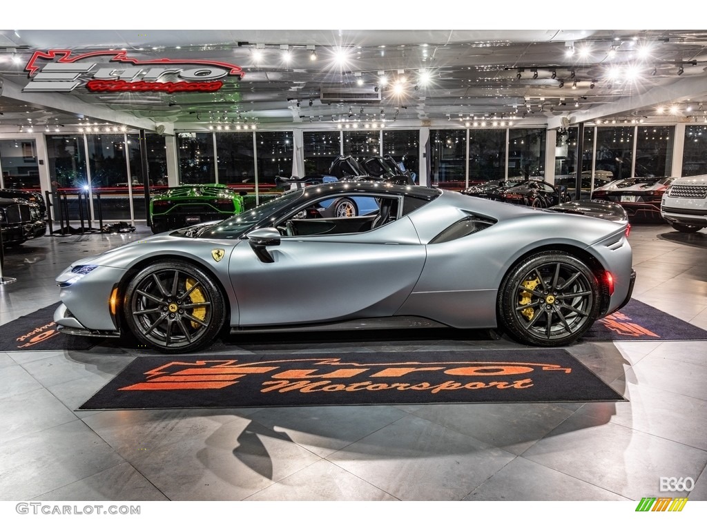 Grigio Titanio Metallic 2021 Ferrari SF90 Stradale Assetto Fiorano Exterior Photo #143429936