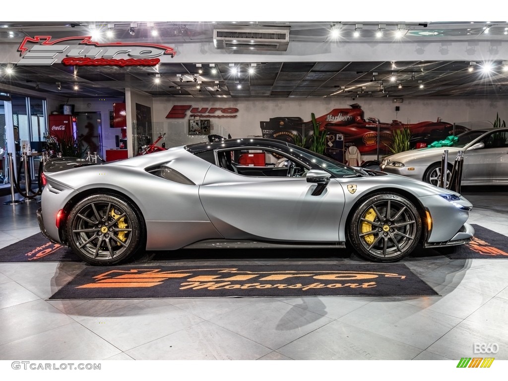 Grigio Titanio Metallic 2021 Ferrari SF90 Stradale Assetto Fiorano Exterior Photo #143429951
