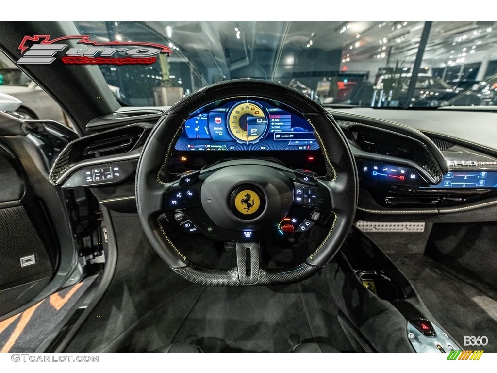 2021 Ferrari SF90 Stradale Assetto Fiorano Nero Steering Wheel Photo #143430377