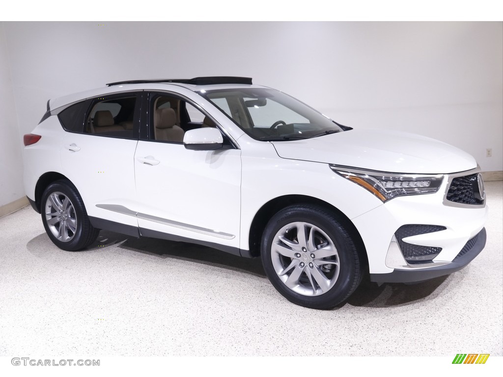 2020 RDX Advance AWD - Platinum White Pearl / Parchment photo #1