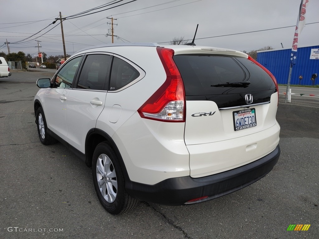 2012 CR-V EX-L - White Diamond Pearl / Beige photo #10