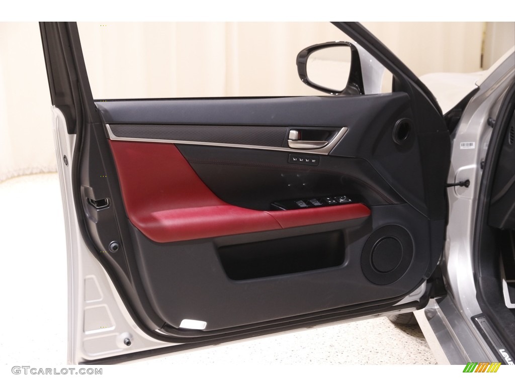 2018 Lexus GS 350 F Sport AWD Rioja Red Door Panel Photo #143431223
