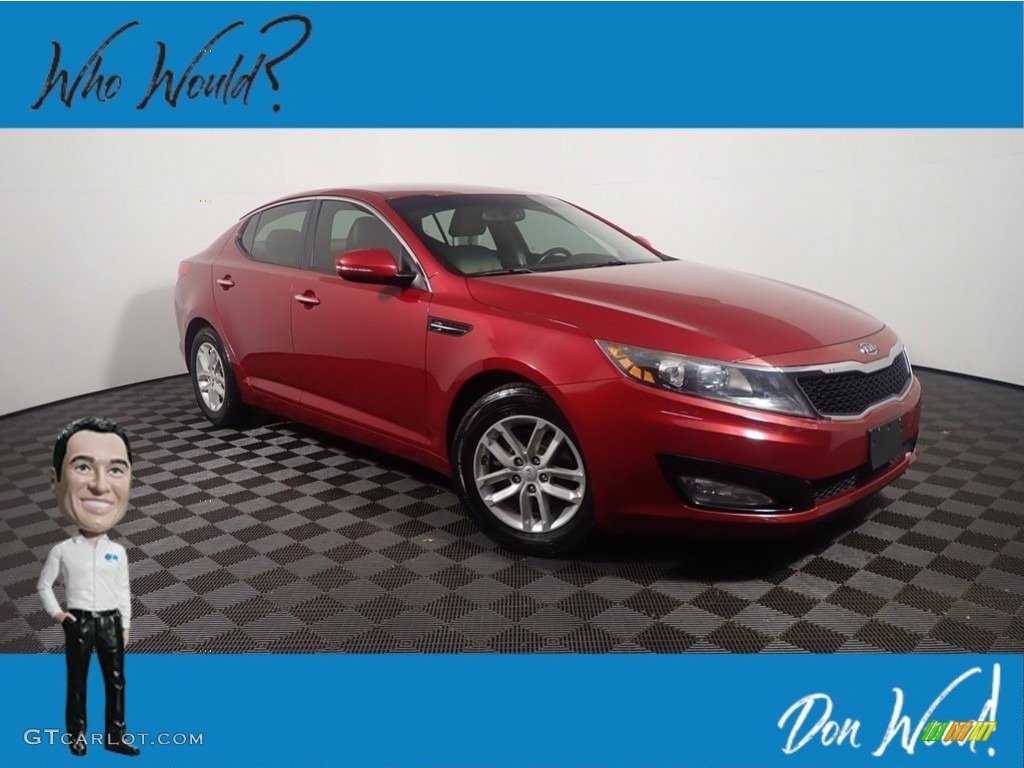 2012 Optima LX - Spicy Red / Beige photo #1
