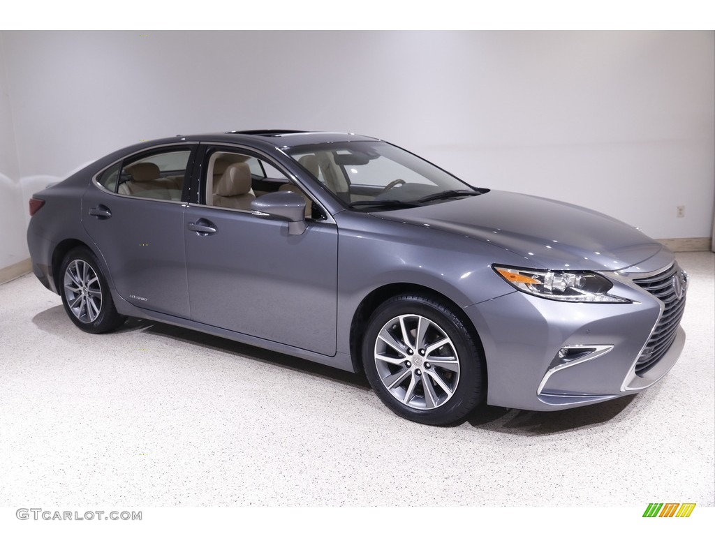 Nebula Gray Pearl 2017 Lexus ES 300h Hybrid Exterior Photo #143431460