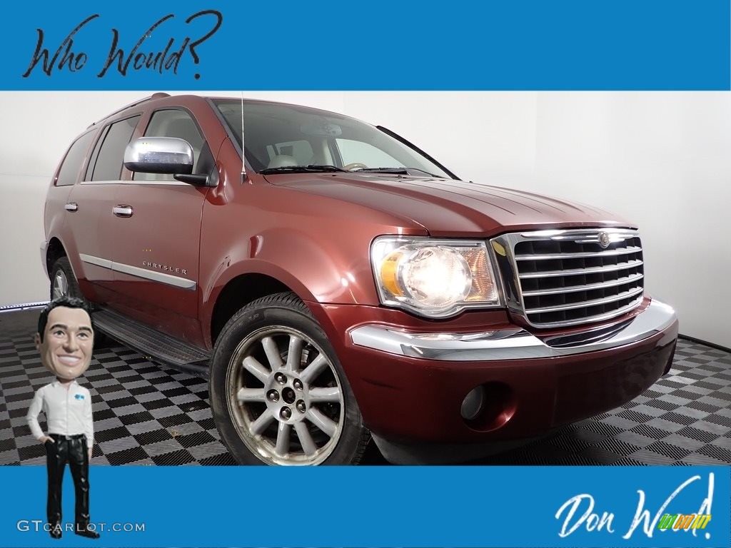 2007 Aspen Limited HEMI 4WD - Cognac Crystal Pearl / Dark Slate Gray/Light Slate Gray photo #1