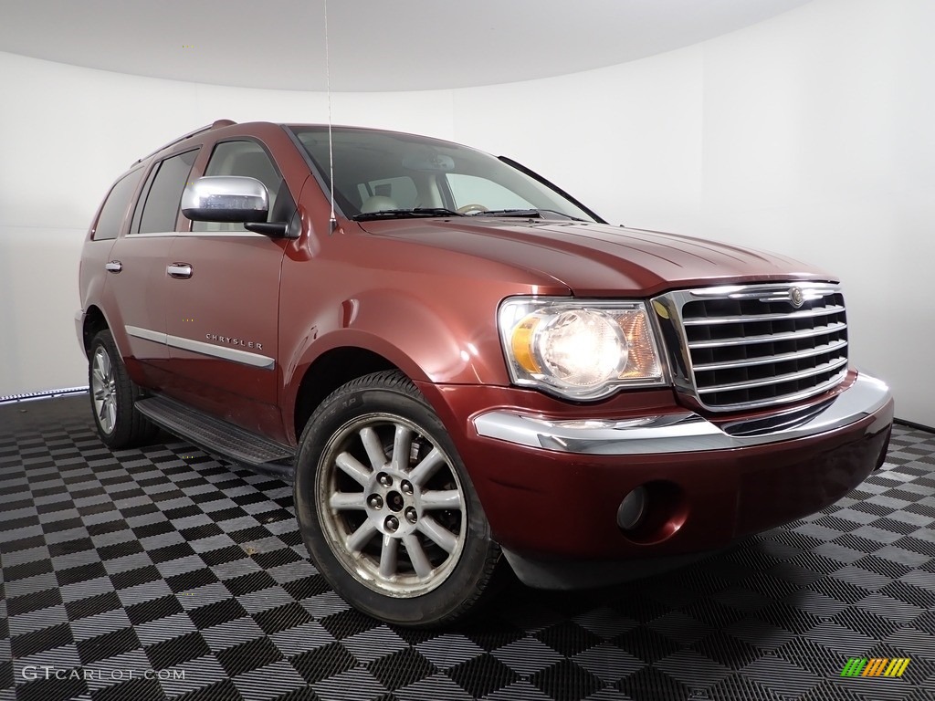 2007 Aspen Limited HEMI 4WD - Cognac Crystal Pearl / Dark Slate Gray/Light Slate Gray photo #2