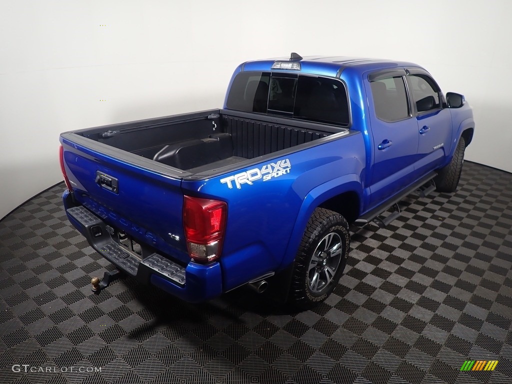 2017 Tacoma TRD Sport Double Cab 4x4 - Blazing Blue Pearl / TRD Graphite photo #17