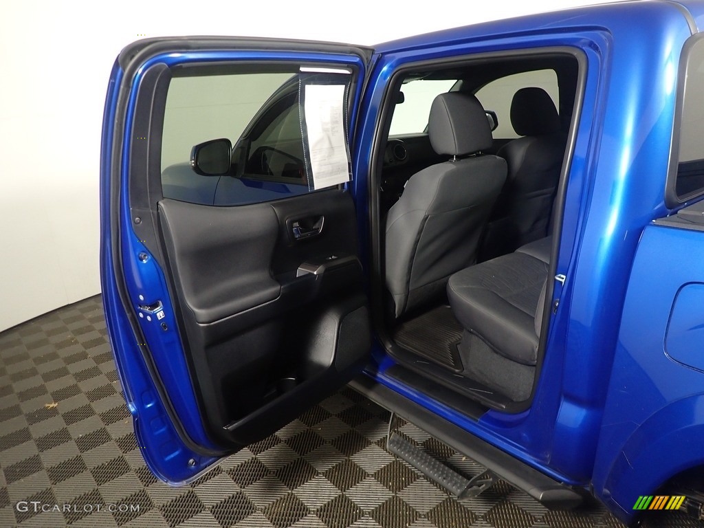 2017 Tacoma TRD Sport Double Cab 4x4 - Blazing Blue Pearl / TRD Graphite photo #34