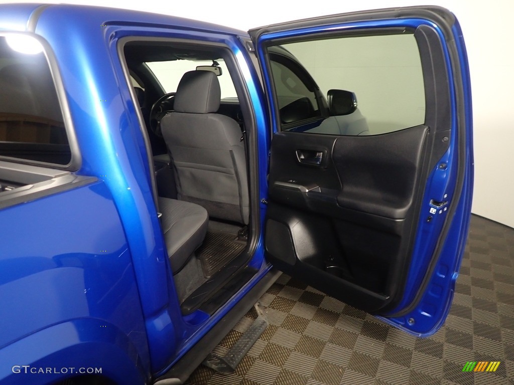 2017 Tacoma TRD Sport Double Cab 4x4 - Blazing Blue Pearl / TRD Graphite photo #36