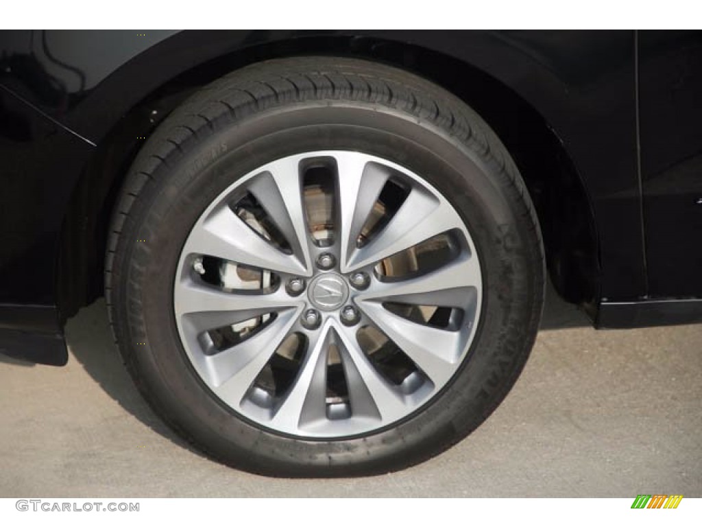 2014 MDX Technology - Crystal Black Pearl / Parchment photo #38