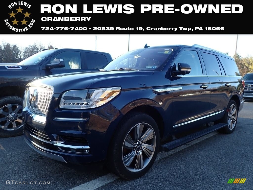 2018 Navigator Reserve 4x4 - Blue Diamond Metallic / Ebony photo #1