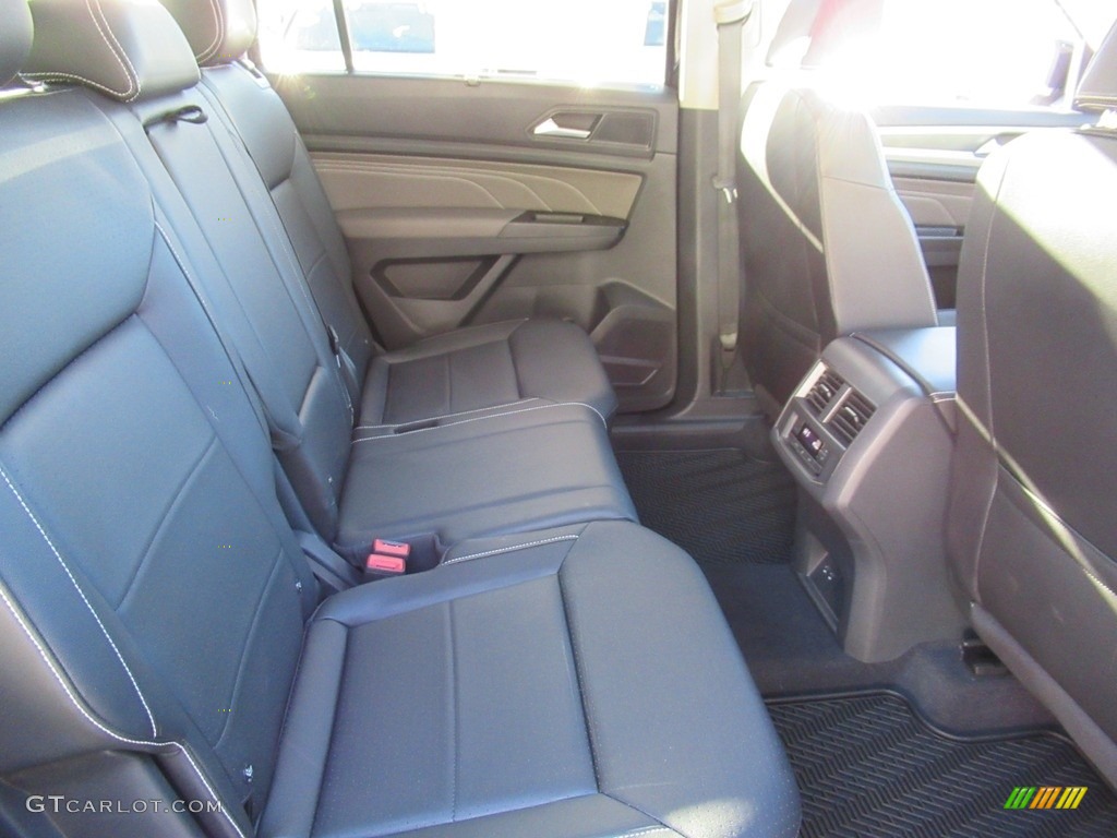 Titan Black Interior 2021 Volkswagen Atlas SEL R-Line 4Motion Photo #143435595