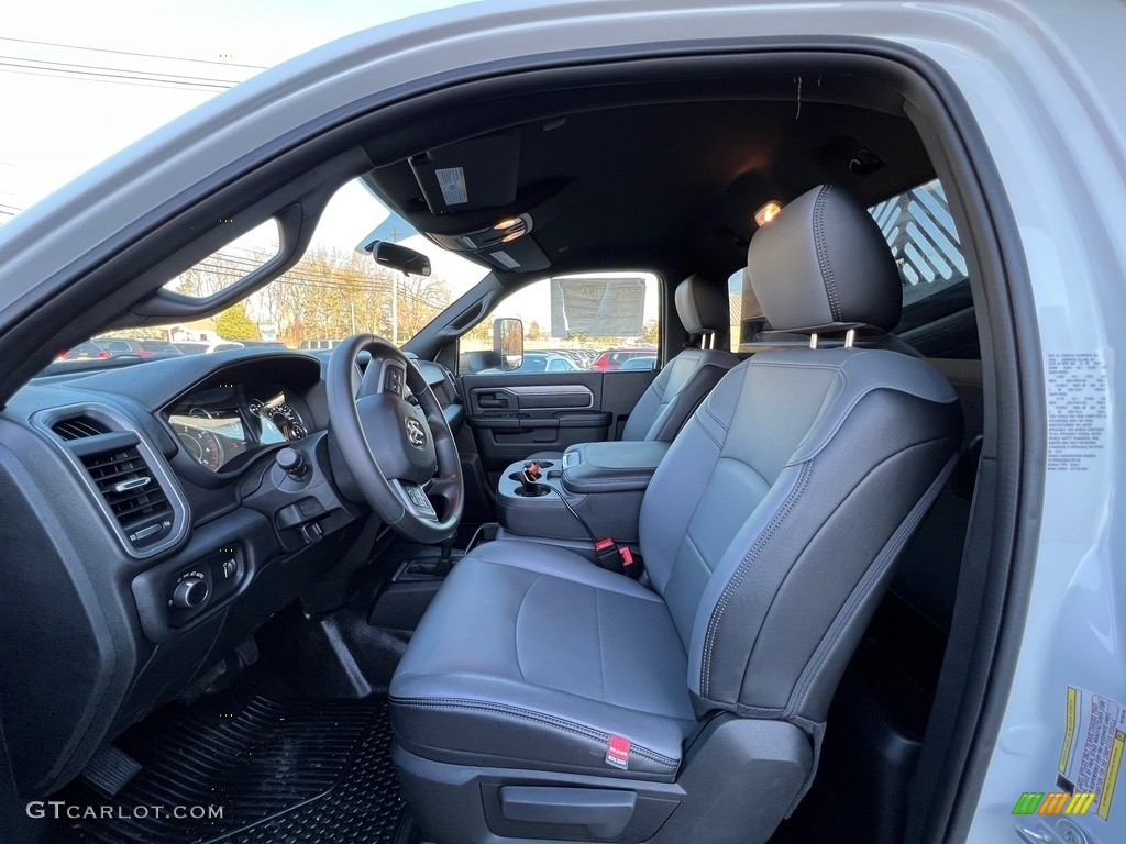 Black/Diesel Gray Interior 2022 Ram 5500 Tradesman Regular Cab 4x4 Dump Truck Photo #143435817