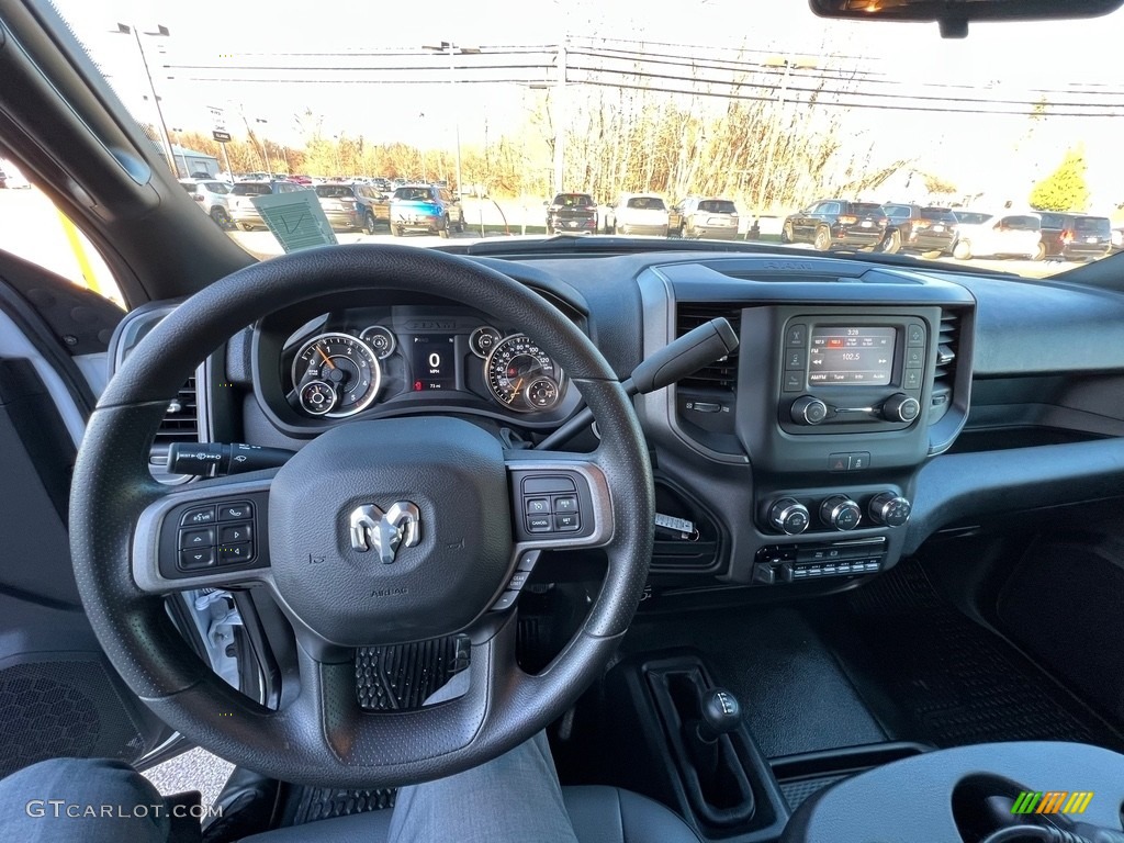 2022 Ram 5500 Tradesman Regular Cab 4x4 Dump Truck Black/Diesel Gray Dashboard Photo #143435841