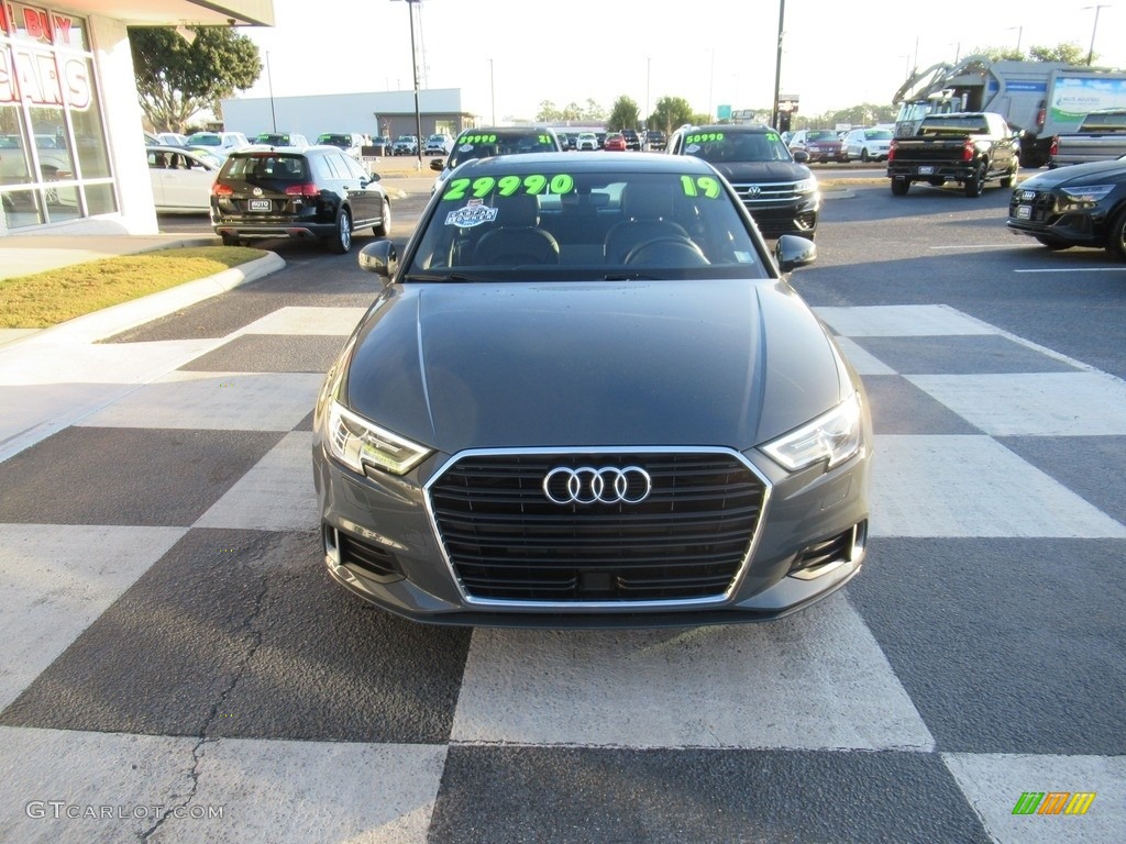2019 A3 2.0 Premium - Monsoon Gray Metallic / Black photo #2