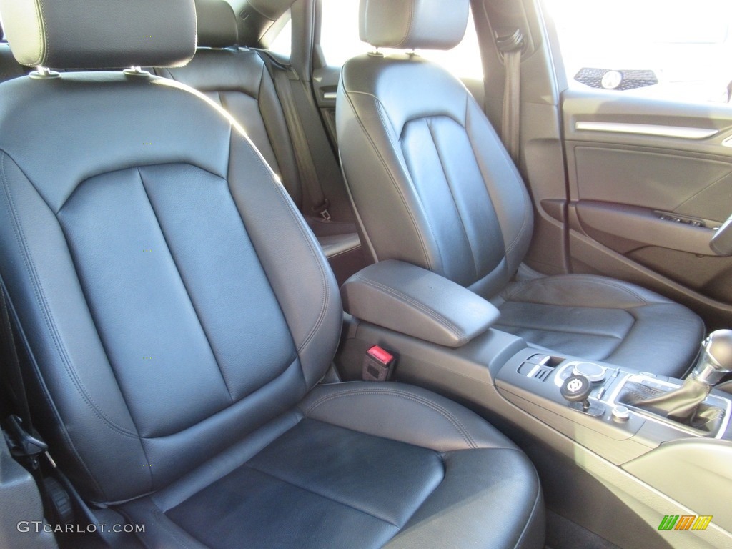 Black Interior 2019 Audi A3 2.0 Premium Photo #143436549
