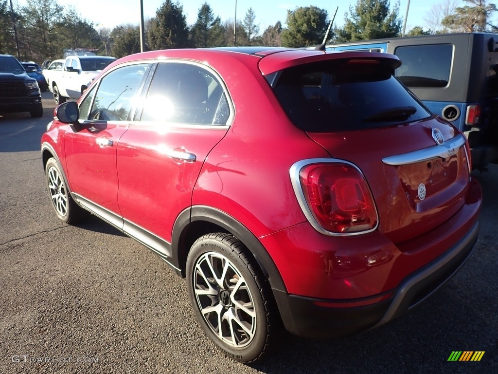 2017 500X Trekking AWD - Rosso Passione (Red) / Nero/Grigio (Black/Gray) photo #3