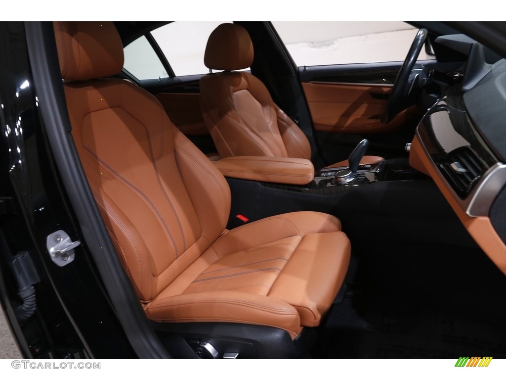 2018 5 Series 540i xDrive Sedan - Jet Black / Cognac photo #17
