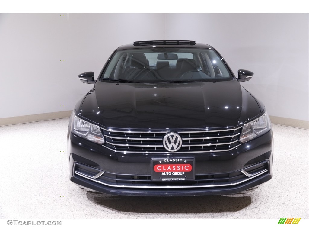 2016 Passat SE Sedan - Black / Titan Black photo #2