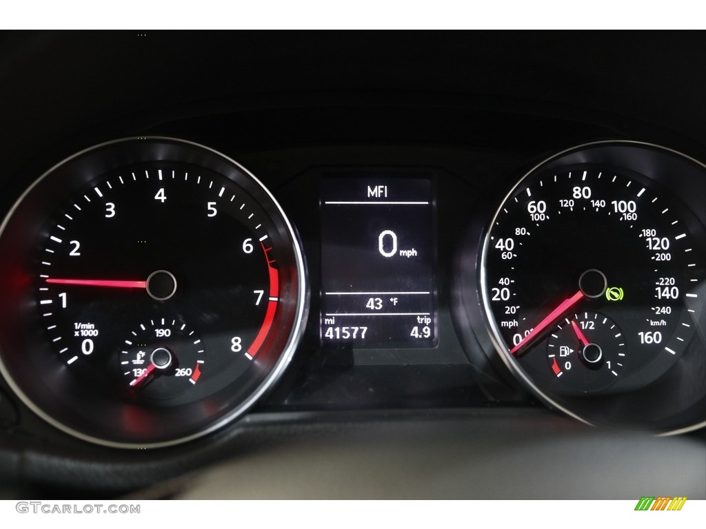2016 Passat SE Sedan - Black / Titan Black photo #8