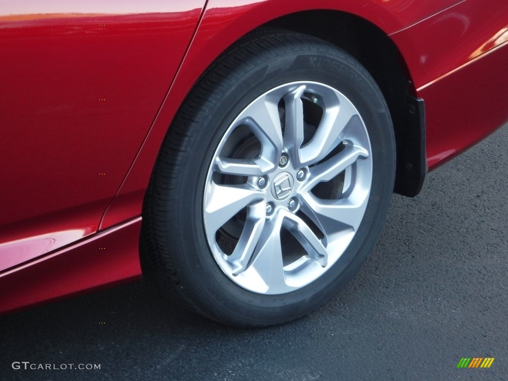2018 Accord LX Sedan - Radiant Red Metallic / Ivory photo #3