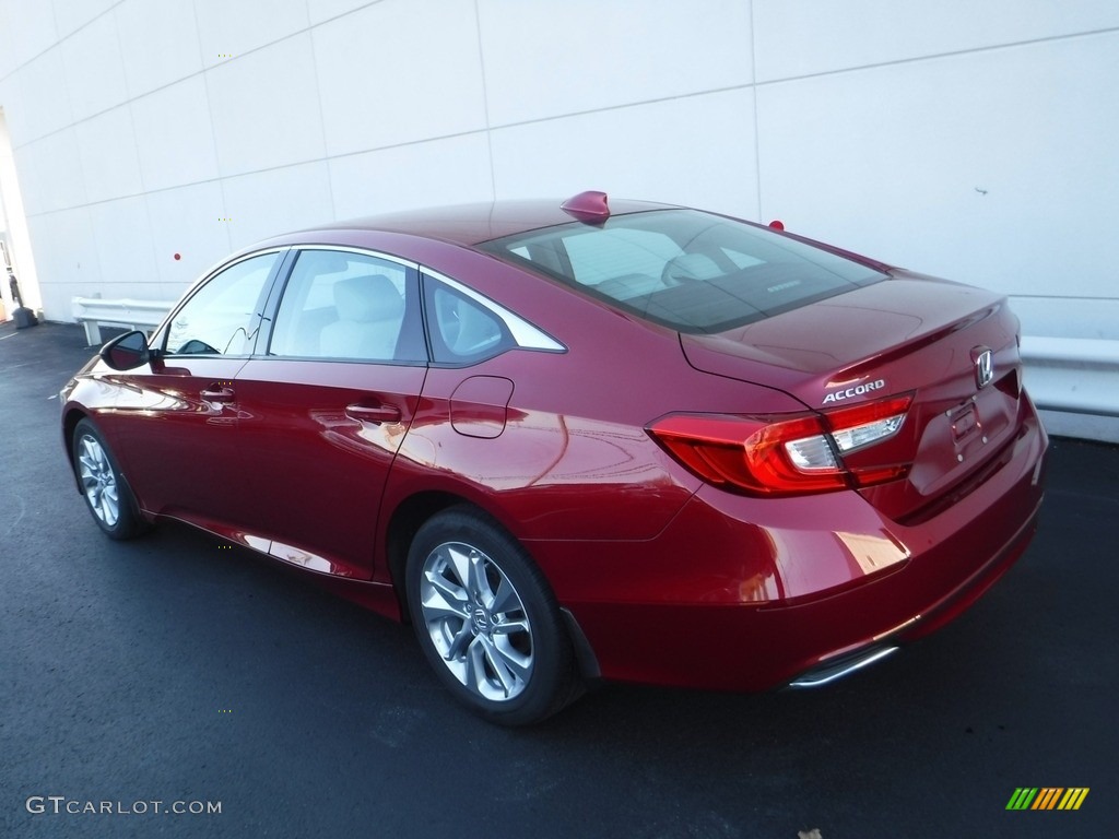2018 Accord LX Sedan - Radiant Red Metallic / Ivory photo #7