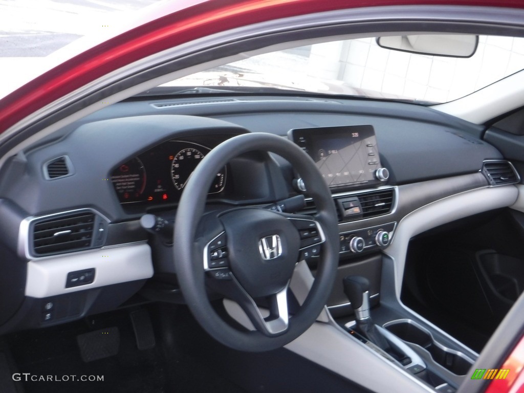 2018 Accord LX Sedan - Radiant Red Metallic / Ivory photo #8